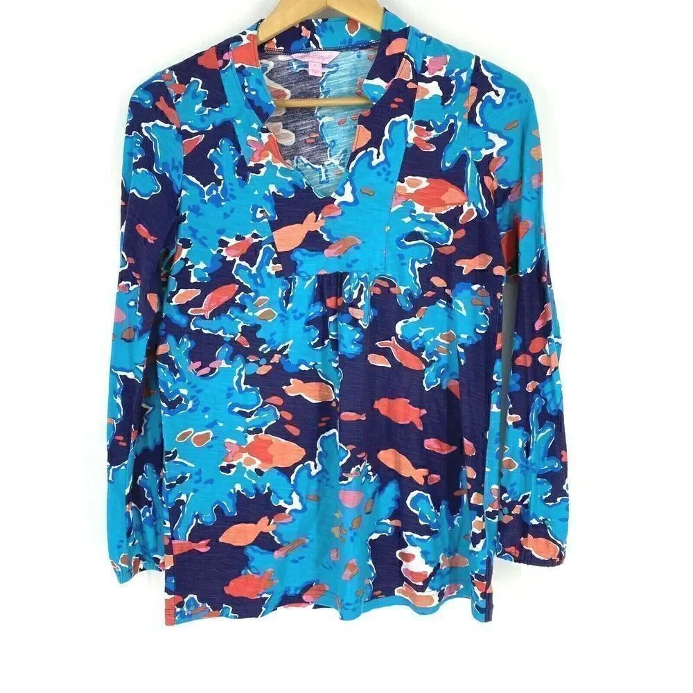 Lilly Pulitzer Top Reef Me Up Joycee